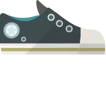 Converse Style Shoe Part 2 SVG Icon